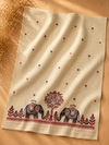 Beige Heritage Jamdani Suit Set