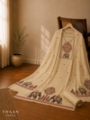 Beige Heritage Jamdani Suit Set