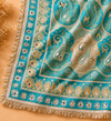 Aqua Blue Tissue Shimmer Suit Set