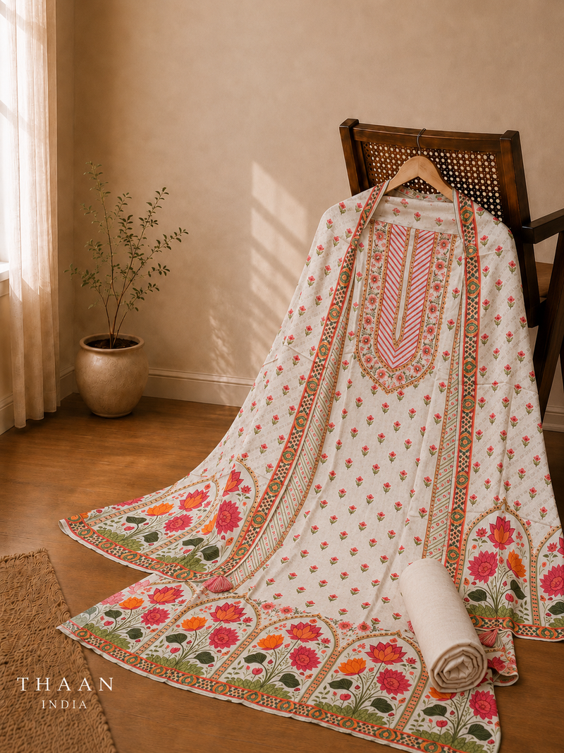 Kamalini Muslin Suit Set