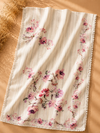 Ivory Floral Muslin Suit Set