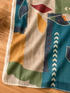 Sage Green Floral Cotton Suit Set with Printed Dupatta