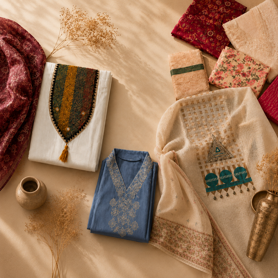 Thaan India unstitched suit