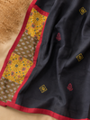 Midnight Patchwork Jaipur Cotton Unstitched Suit Set with Printed Dupatta