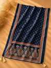Royal Indigo Muslin Suit Set